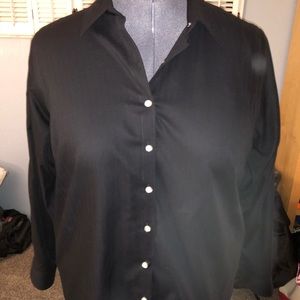 Lands End 24W button-down cotton top